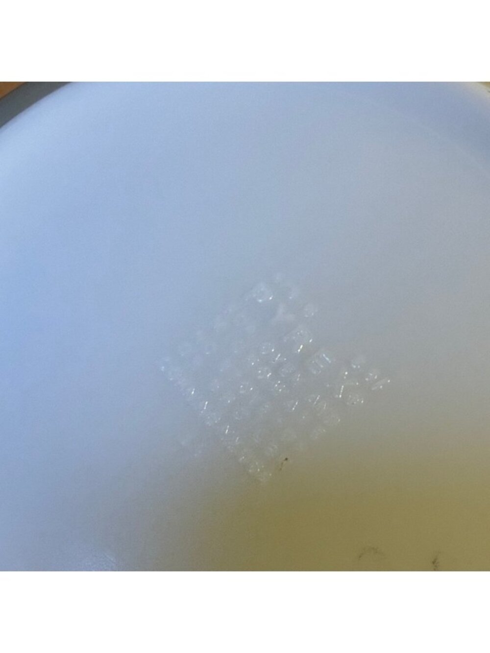 Vintage 1976 Pyrex Homestead 2.5 Qt Casserole Bowl 475-B Tan & Blue – Made in US - Picture 6 of 9